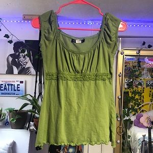 Self esteem vintage green shirt